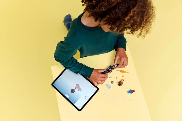 Lego Spider-Man mot Ghost Rider på motorsykkel 76335