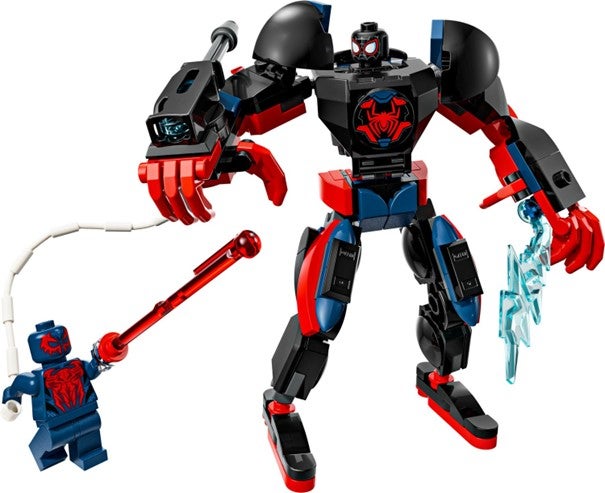 Lego Miles Morales-robot mot Spider-Man 2099 76337