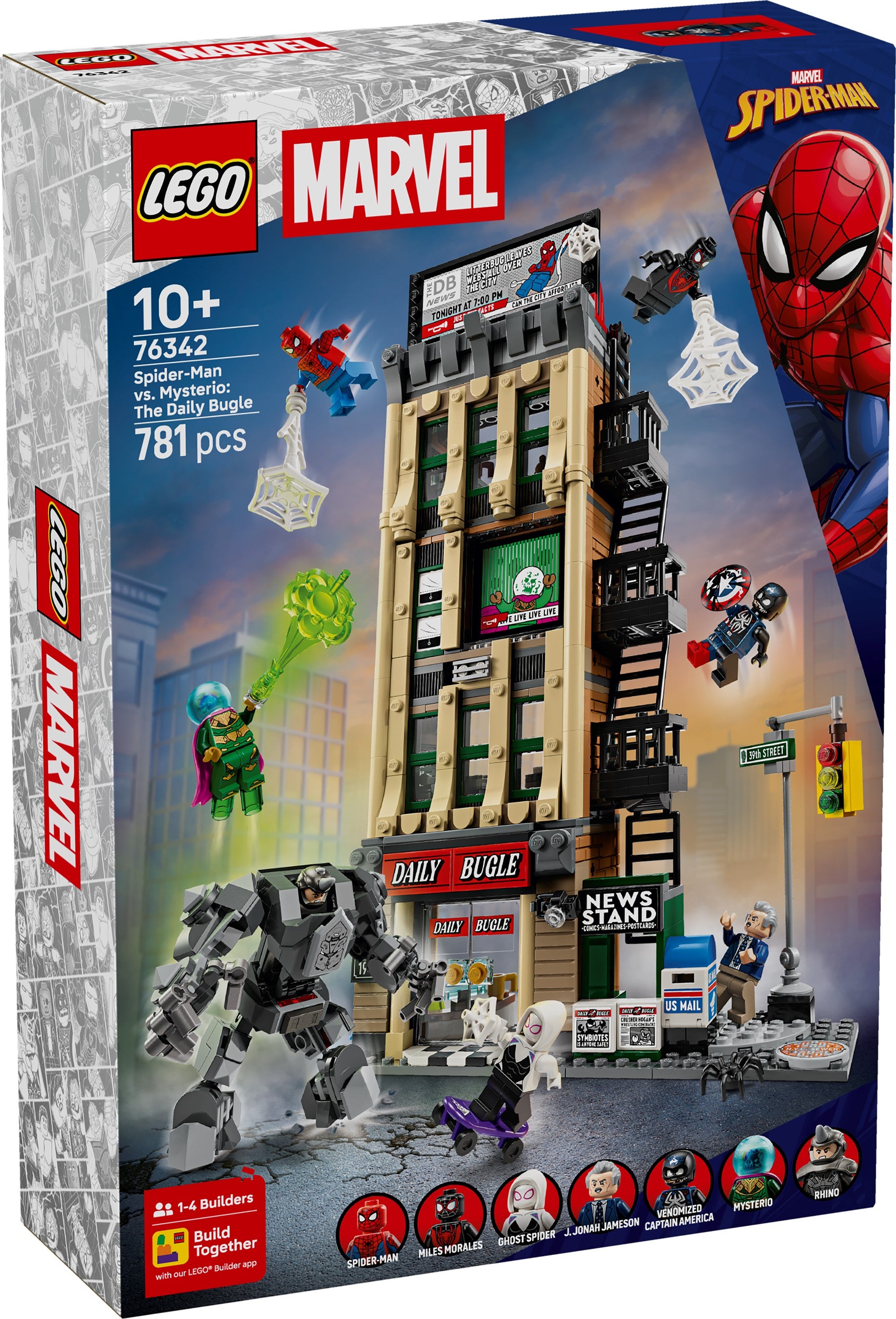 Lego Spider-Man mot Mysterio: Daily Bugle 76342