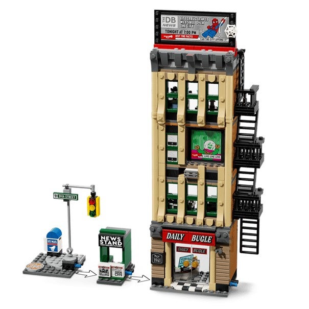 Lego Spider-Man mot Mysterio: Daily Bugle 76342