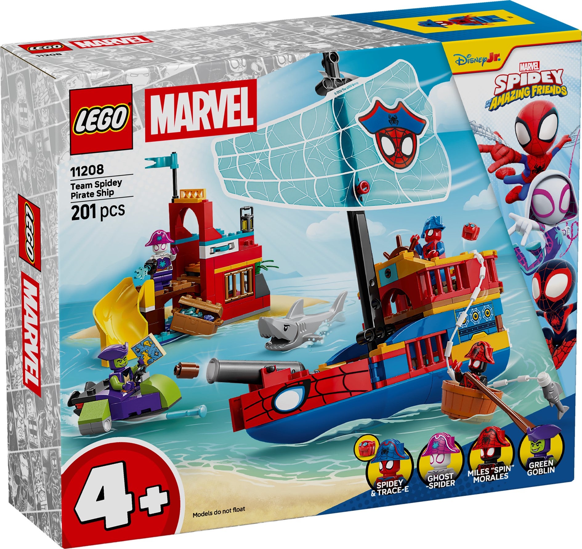 Lego Team Spideys sjørøverskute 11208
