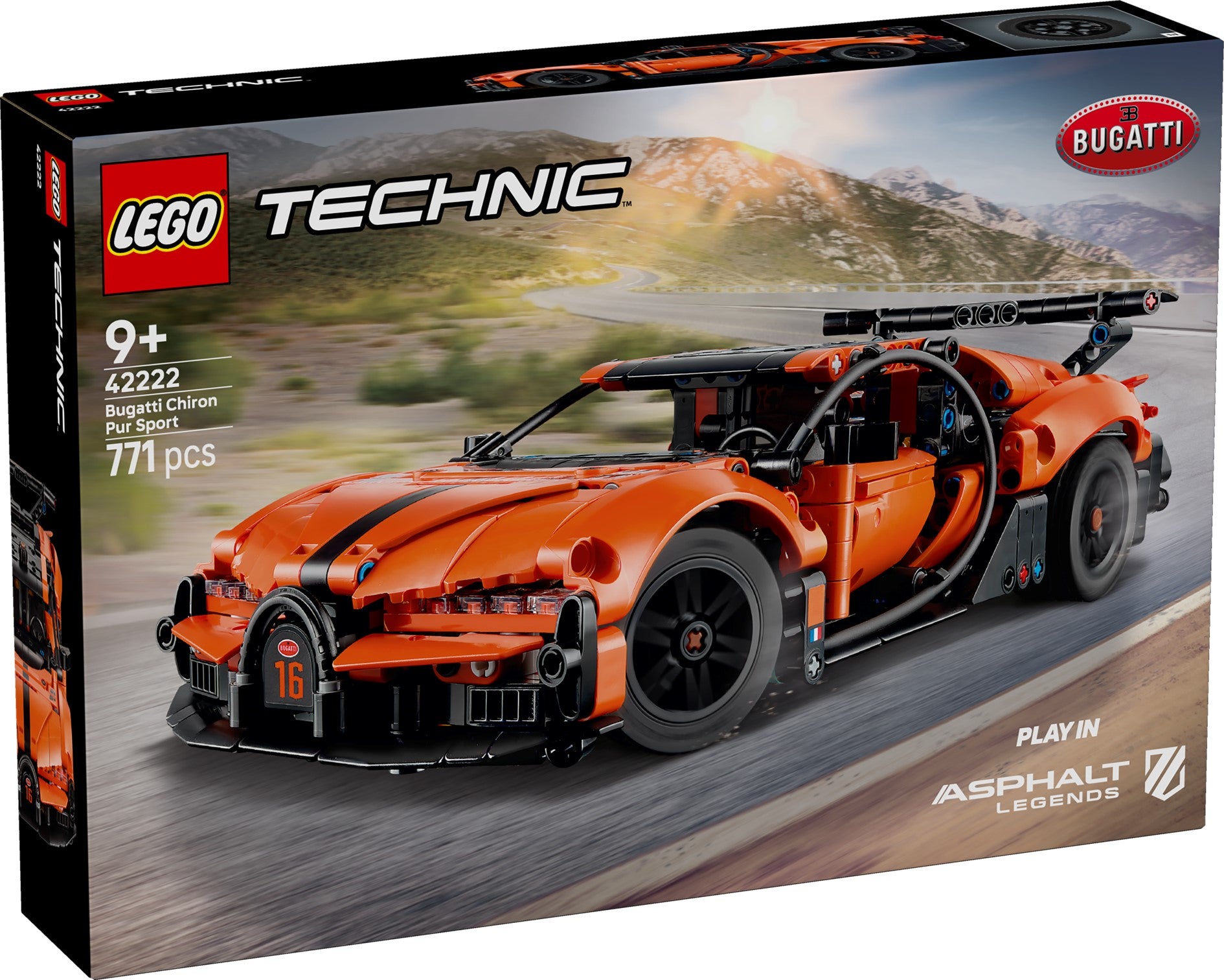 Lego Bugatti Chiron Pur Sport-hyperbil 42222