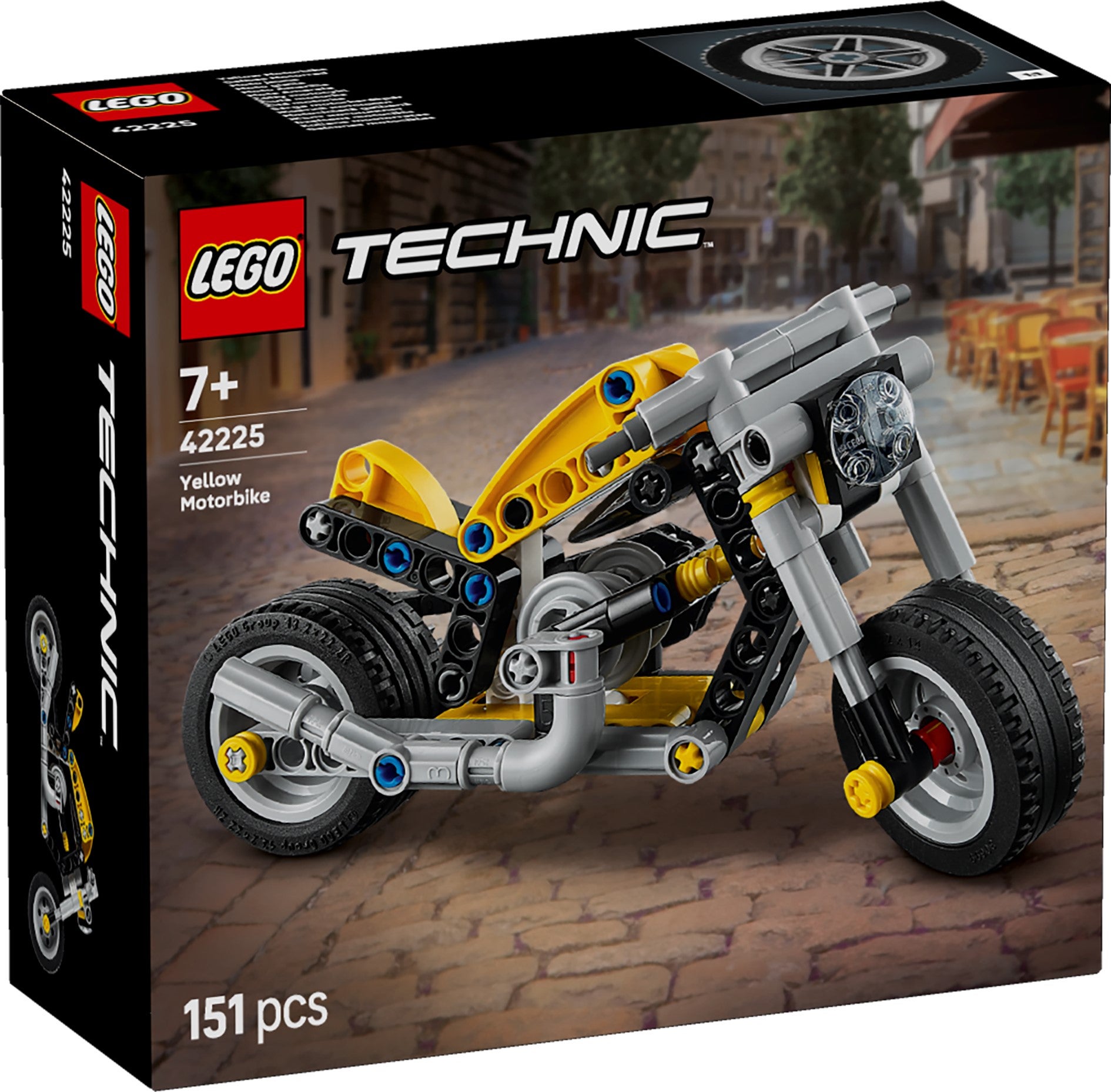 Lego Gul motorsykkel 42225