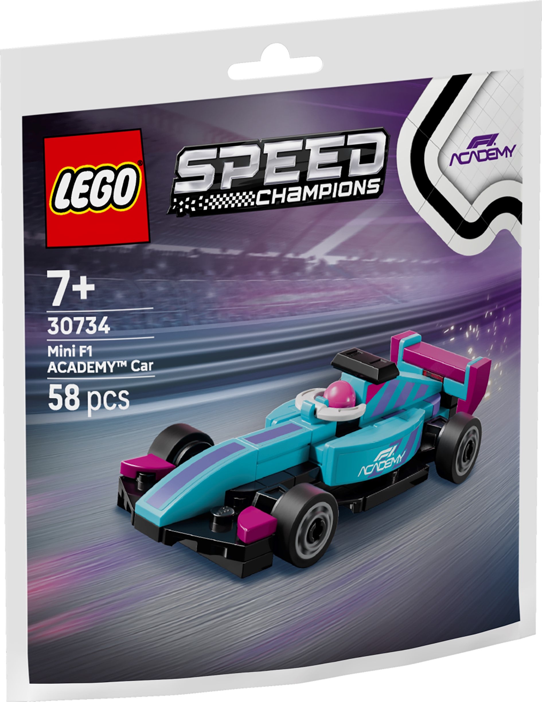 Lego F1 ACADEMY minibil 30734