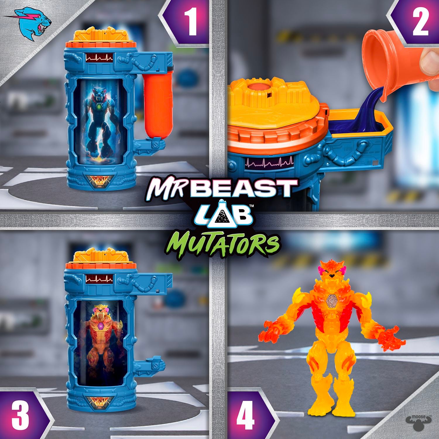Mr. Beast Lab Fire Panther