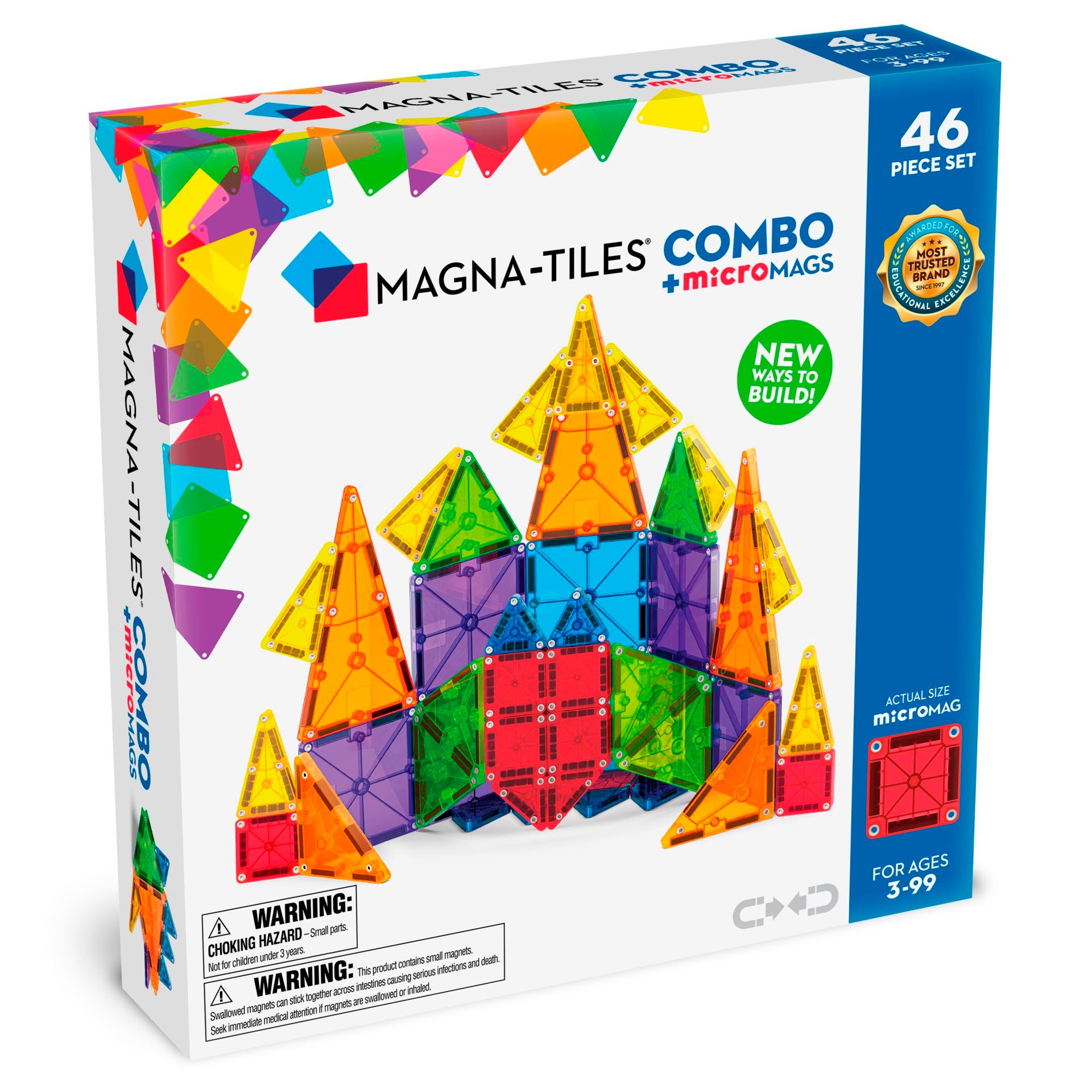 Magna-Tiles Micromags Combo 46 Pcs