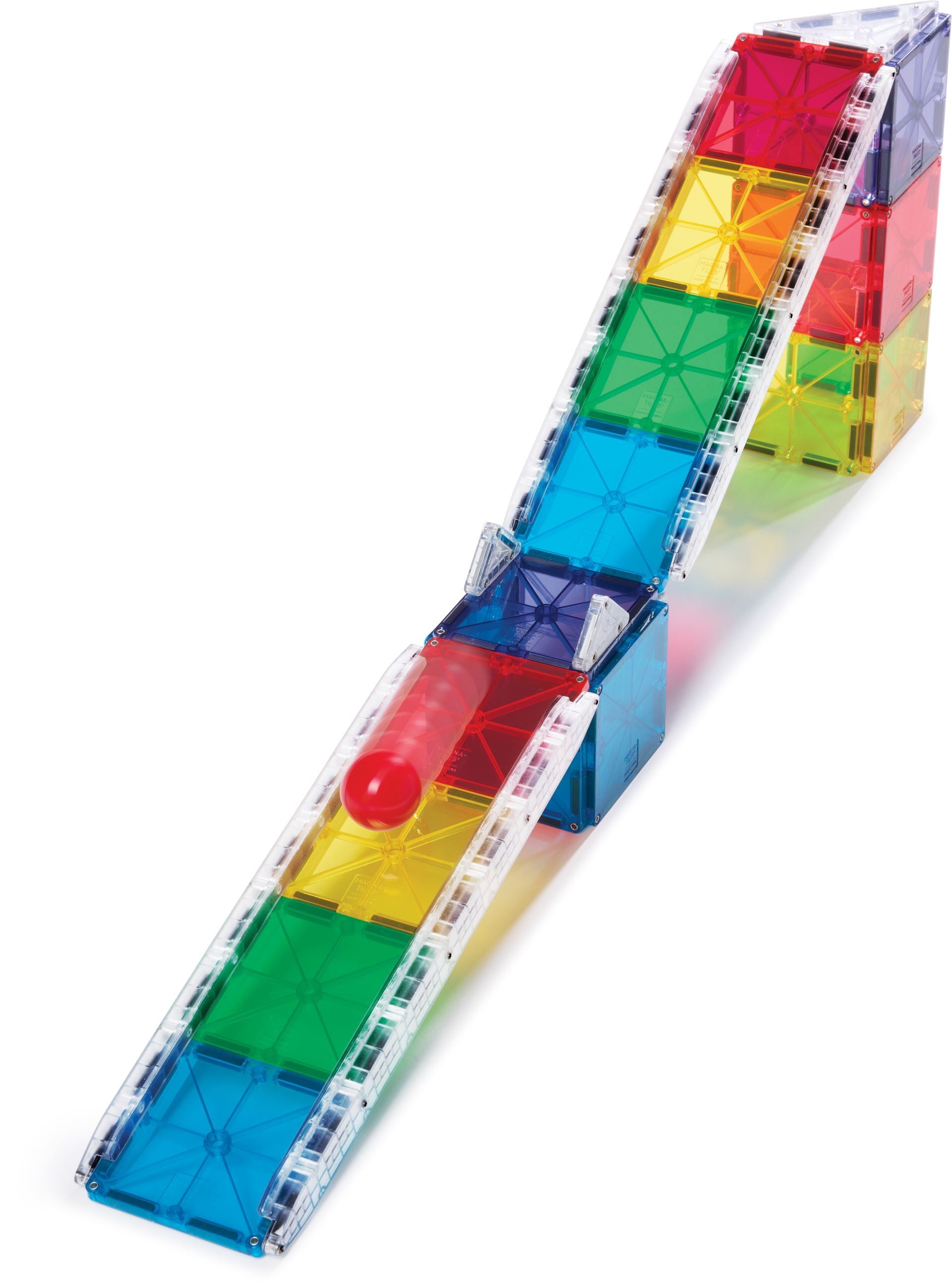 Magna-Tiles Small Rail Racer 33 Pcs