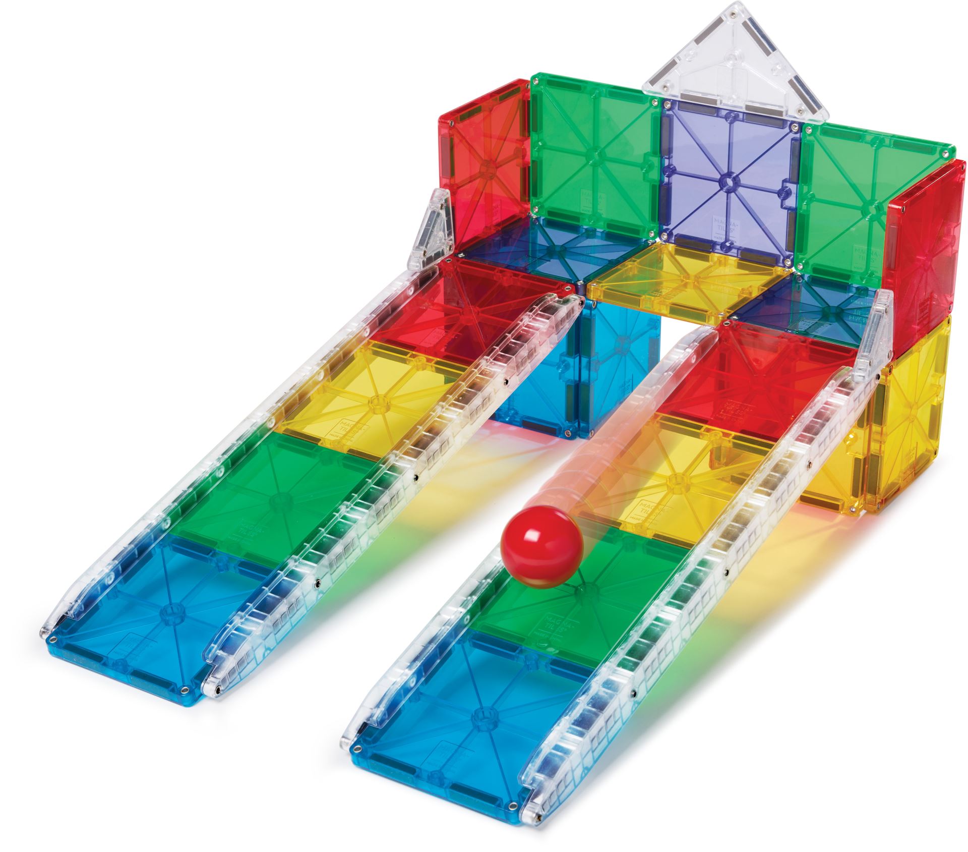 Magna-Tiles Small Rail Racer 33 Pcs