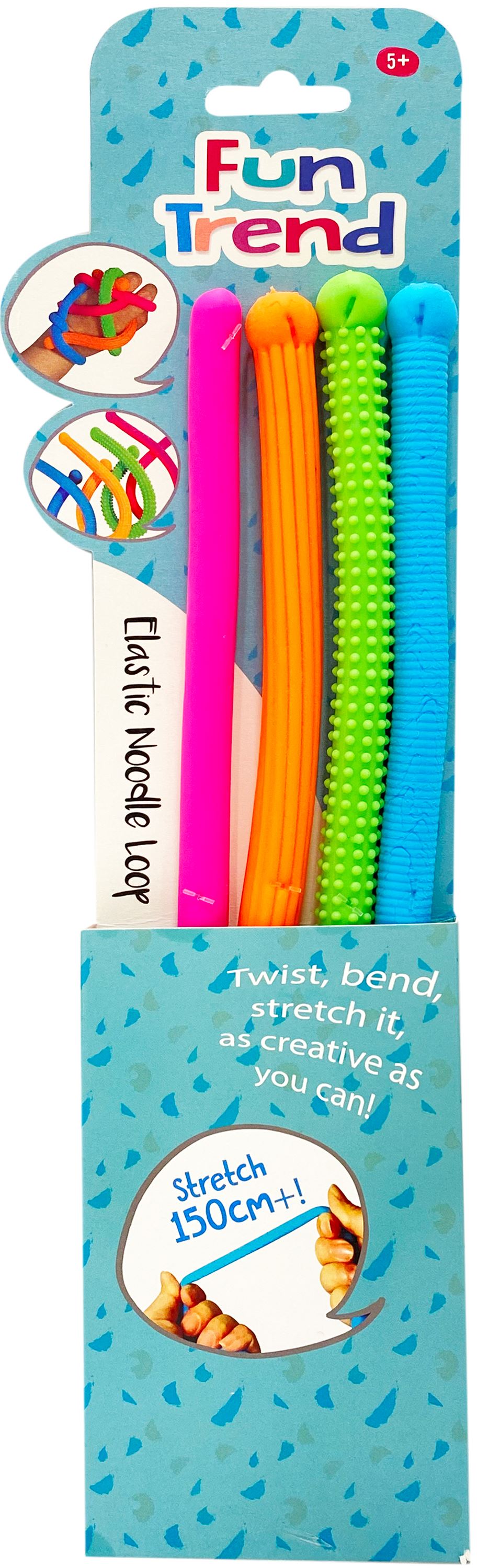 Fun Trend Elastic Noodle Loop Hanging Card