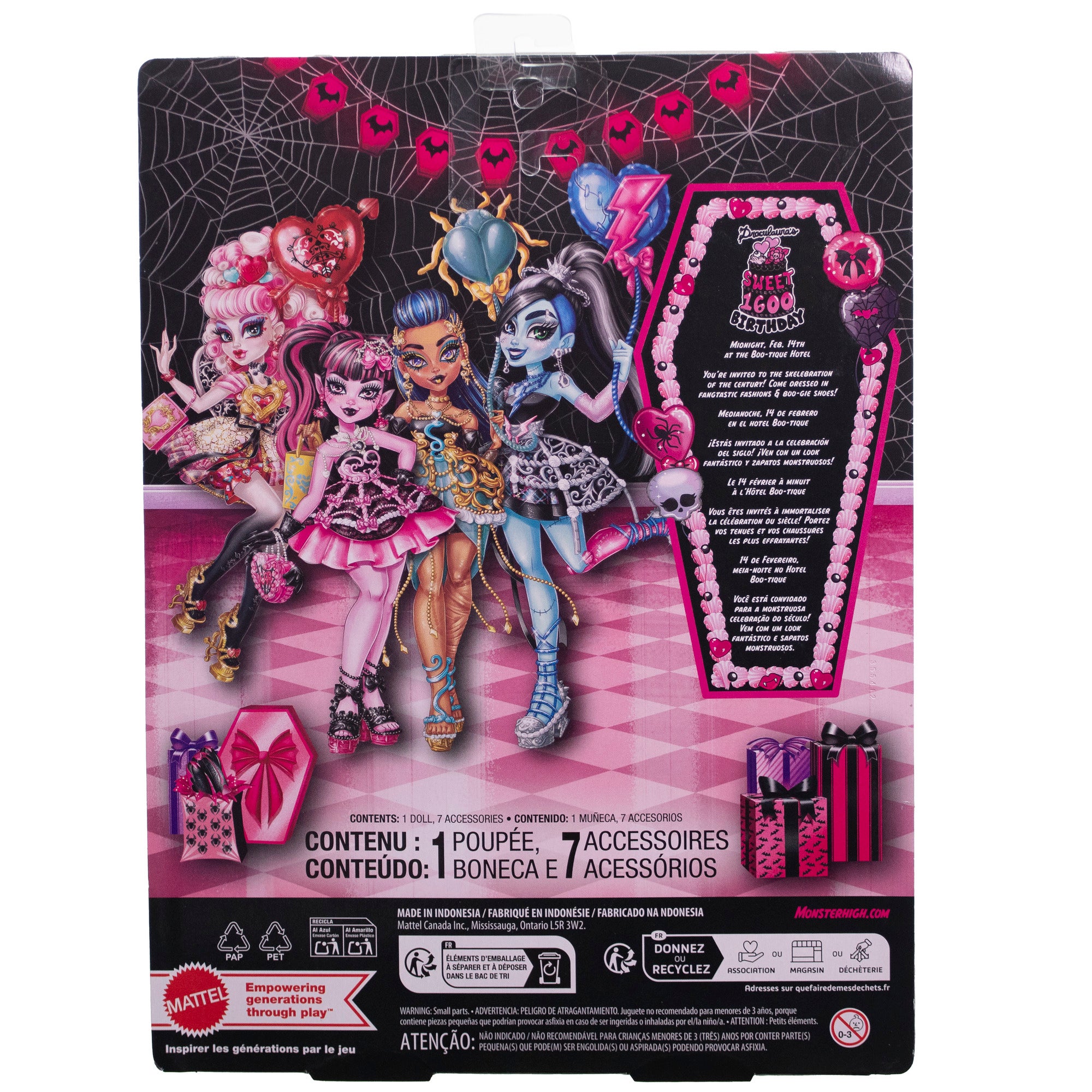 Monster High Scary Sweet Birthday Cupid Doll