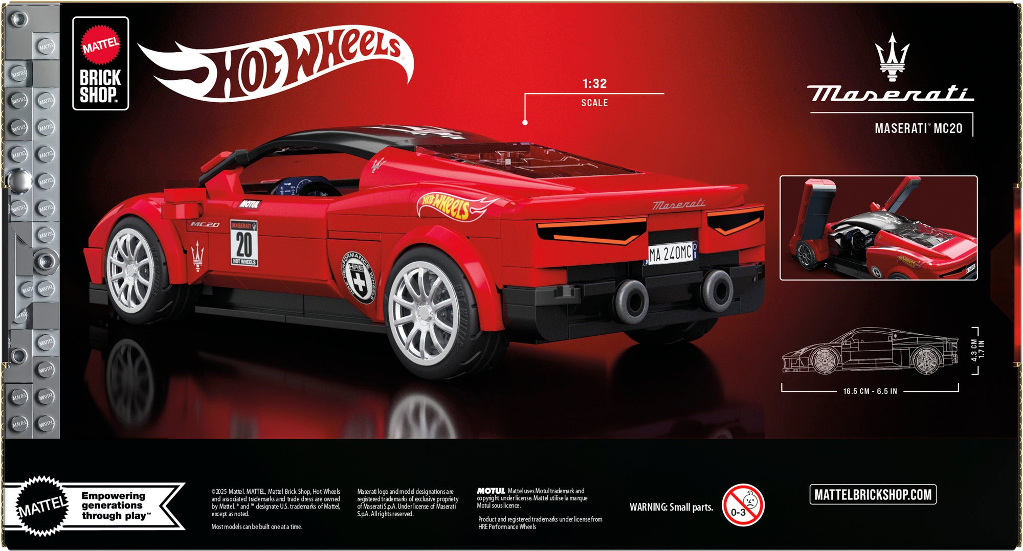 Hot Wheels Brick Shop Speed Series Maserati MC20
