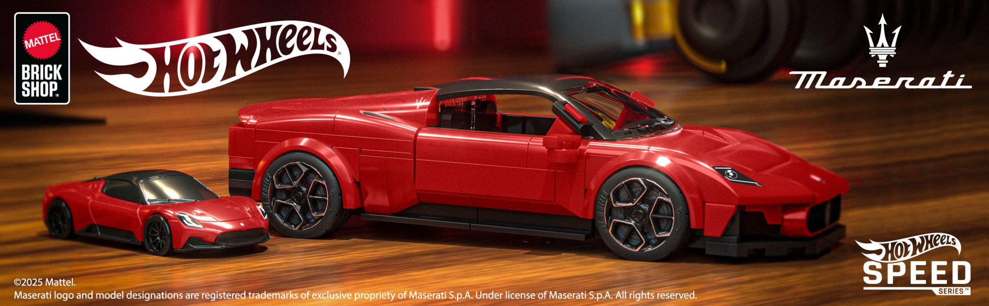 Hot Wheels Brick Shop Speed Series Maserati MC20