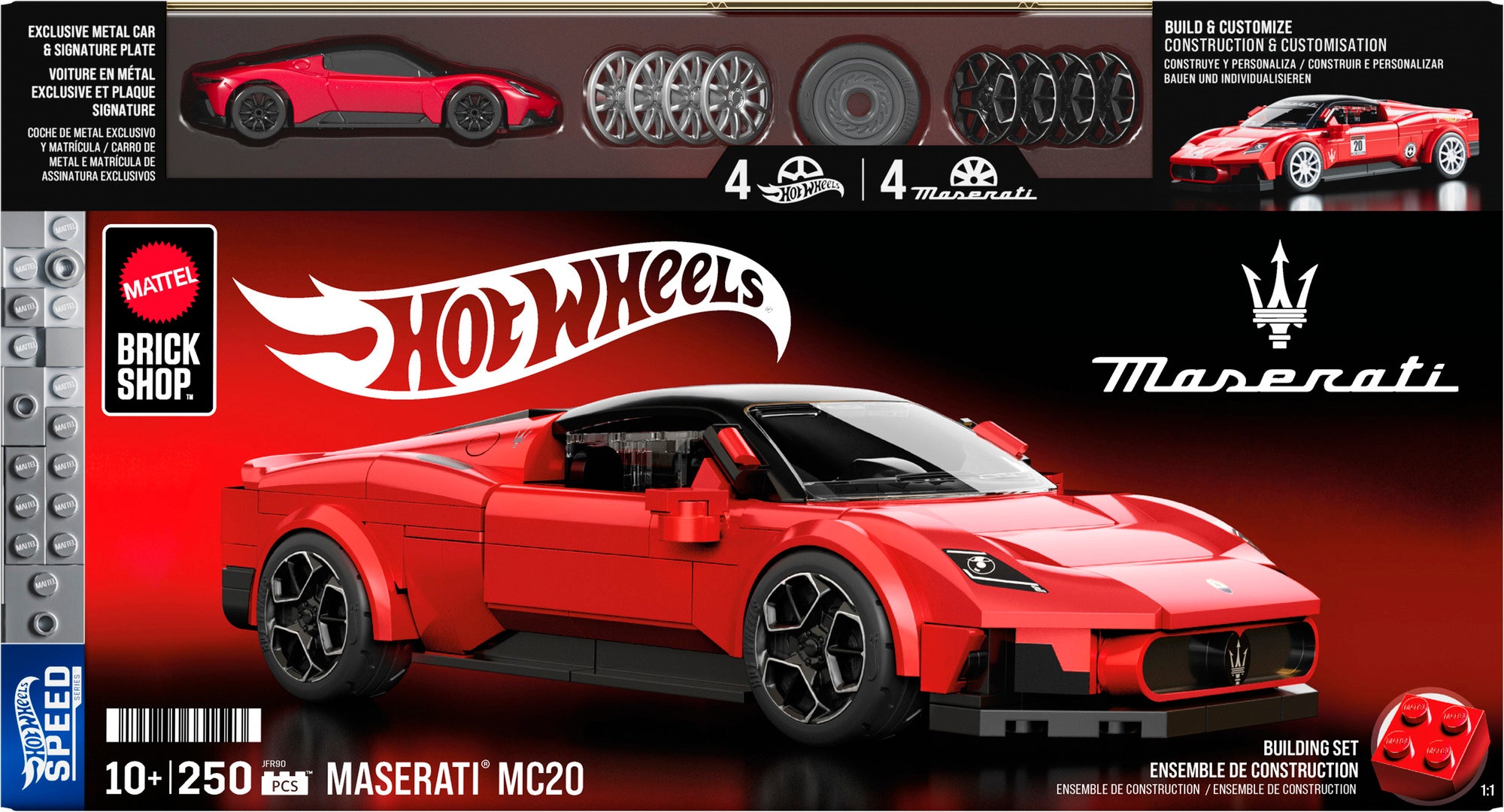 Hot Wheels Brick Shop Speed Series Maserati MC20
