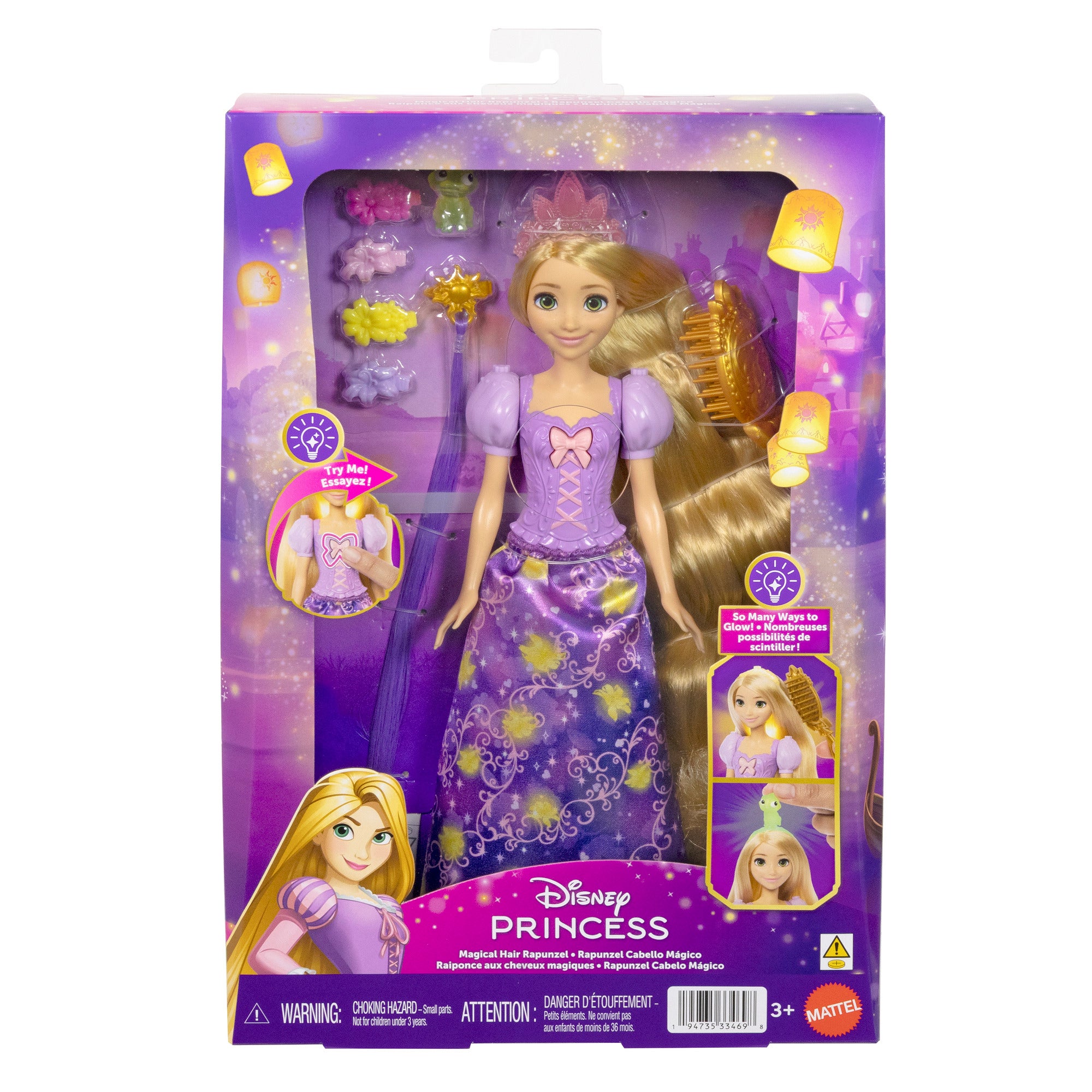Light Up Hair Rapunzel
