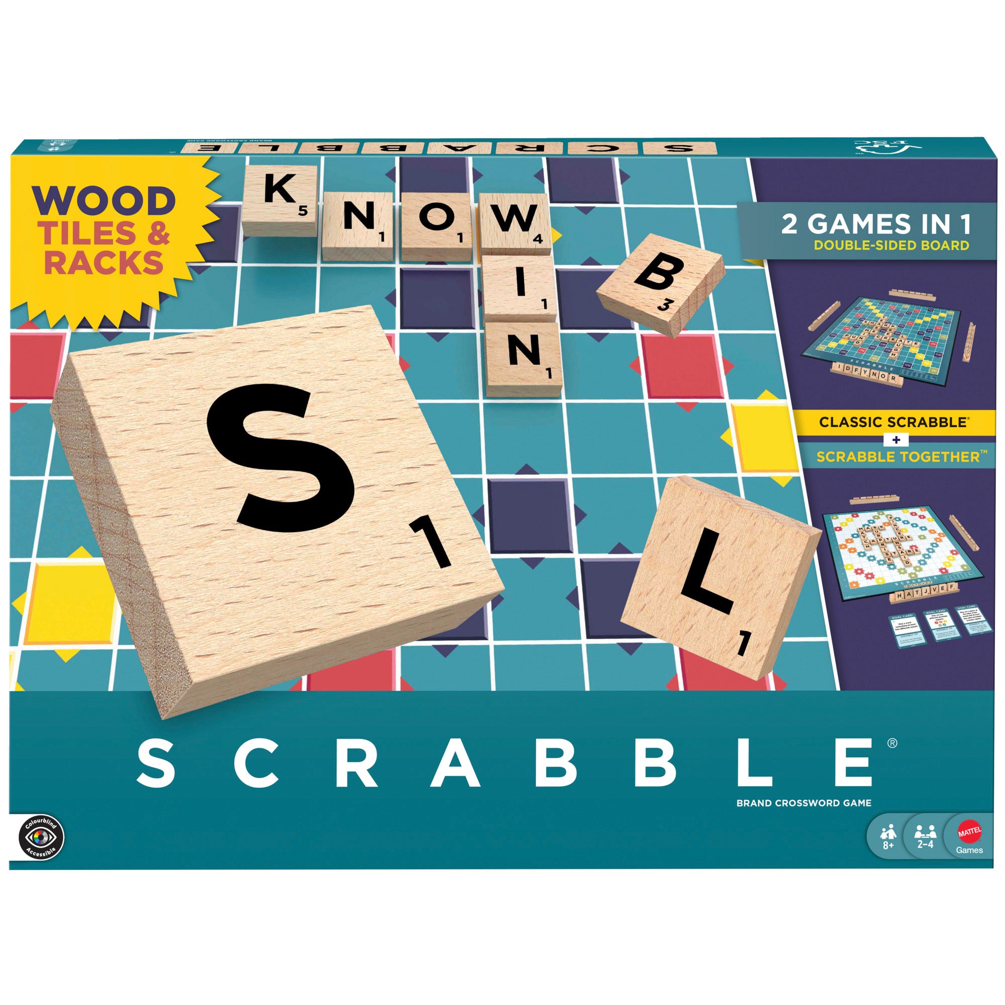 Spill Scrabble Wood Edition