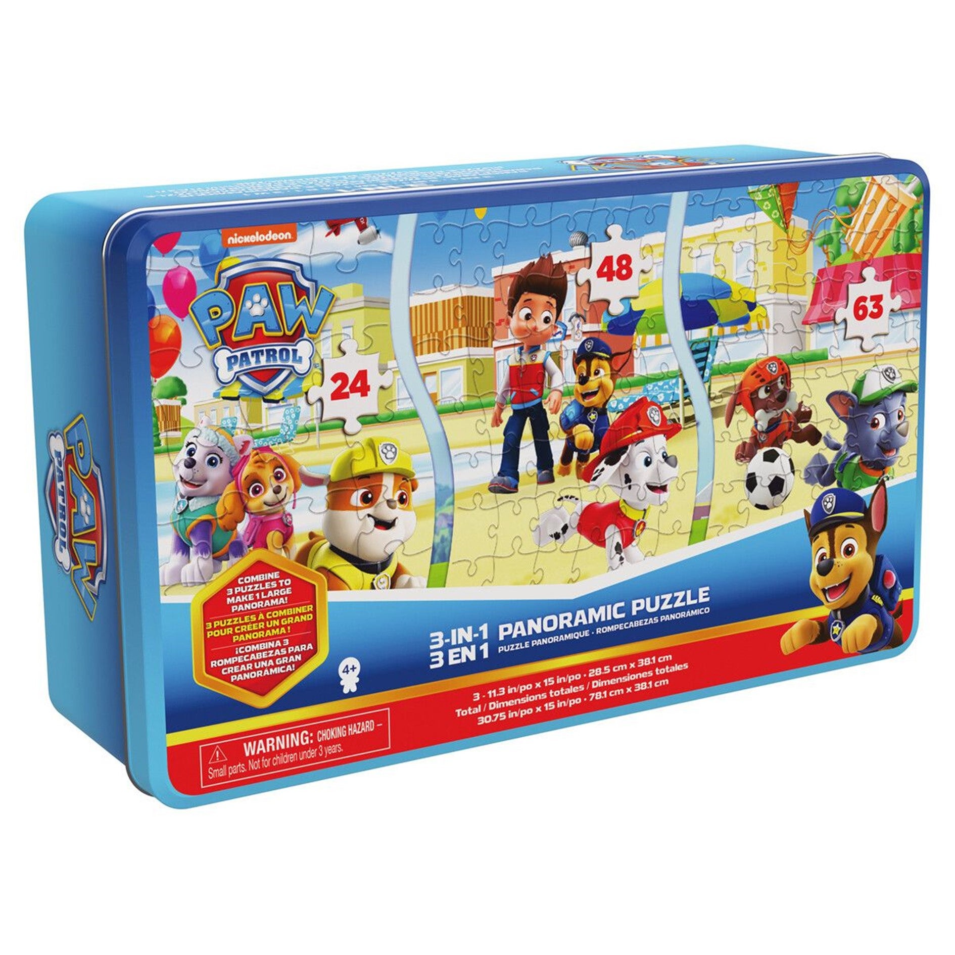 Puslespill Paw Patrol Panora 3In1
