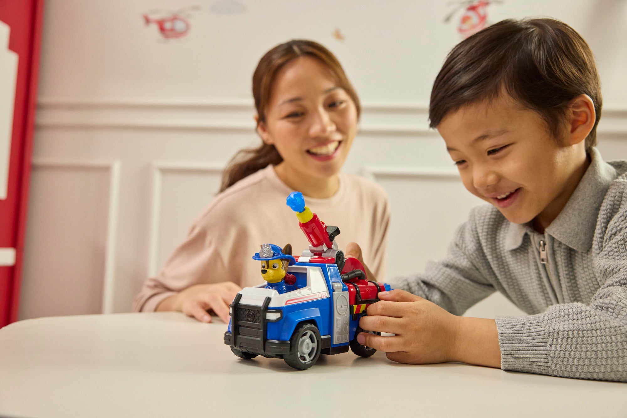 Paw Patrol Fire Rescue Vehicle Chase