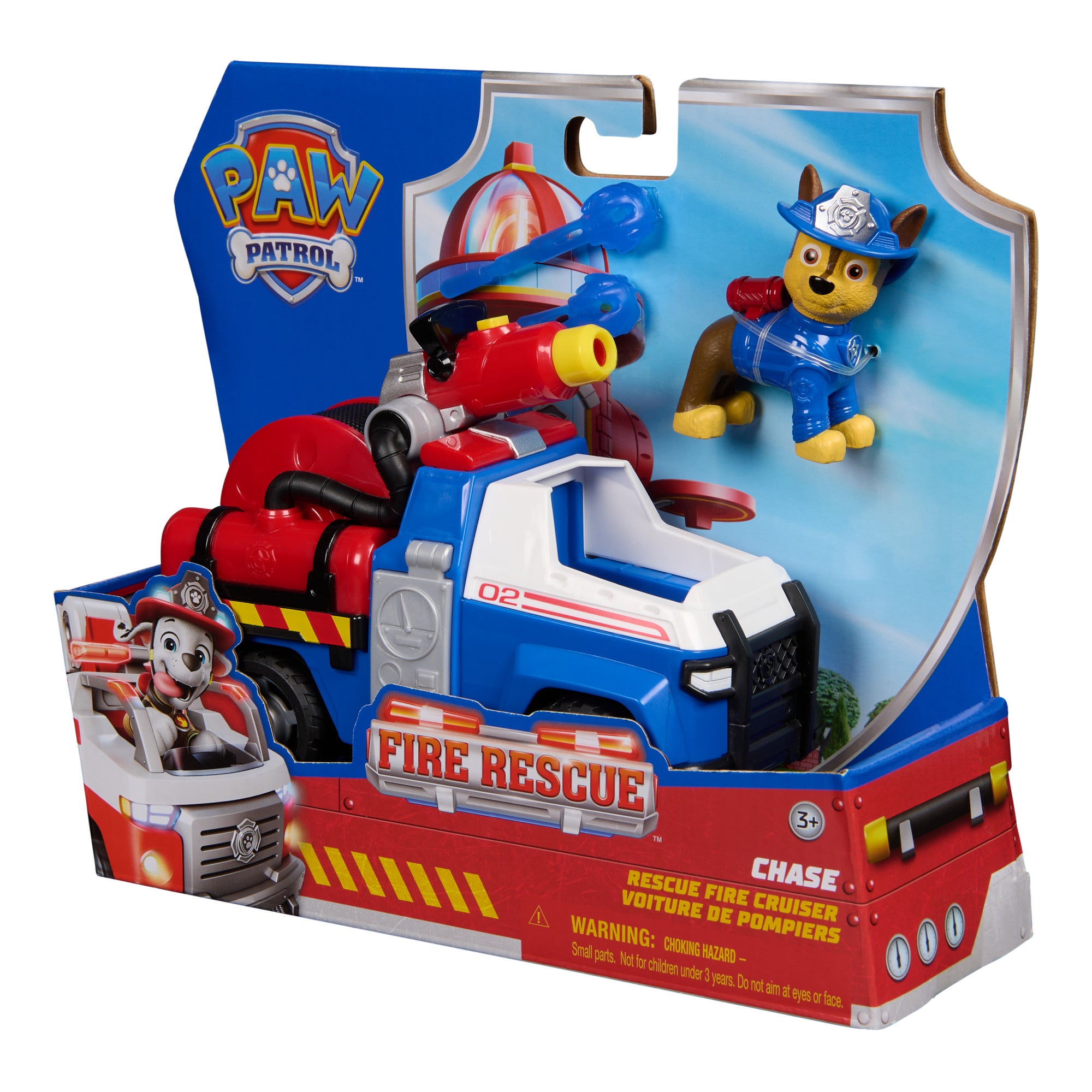 Paw Patrol Fire Rescue Vehicle Chase