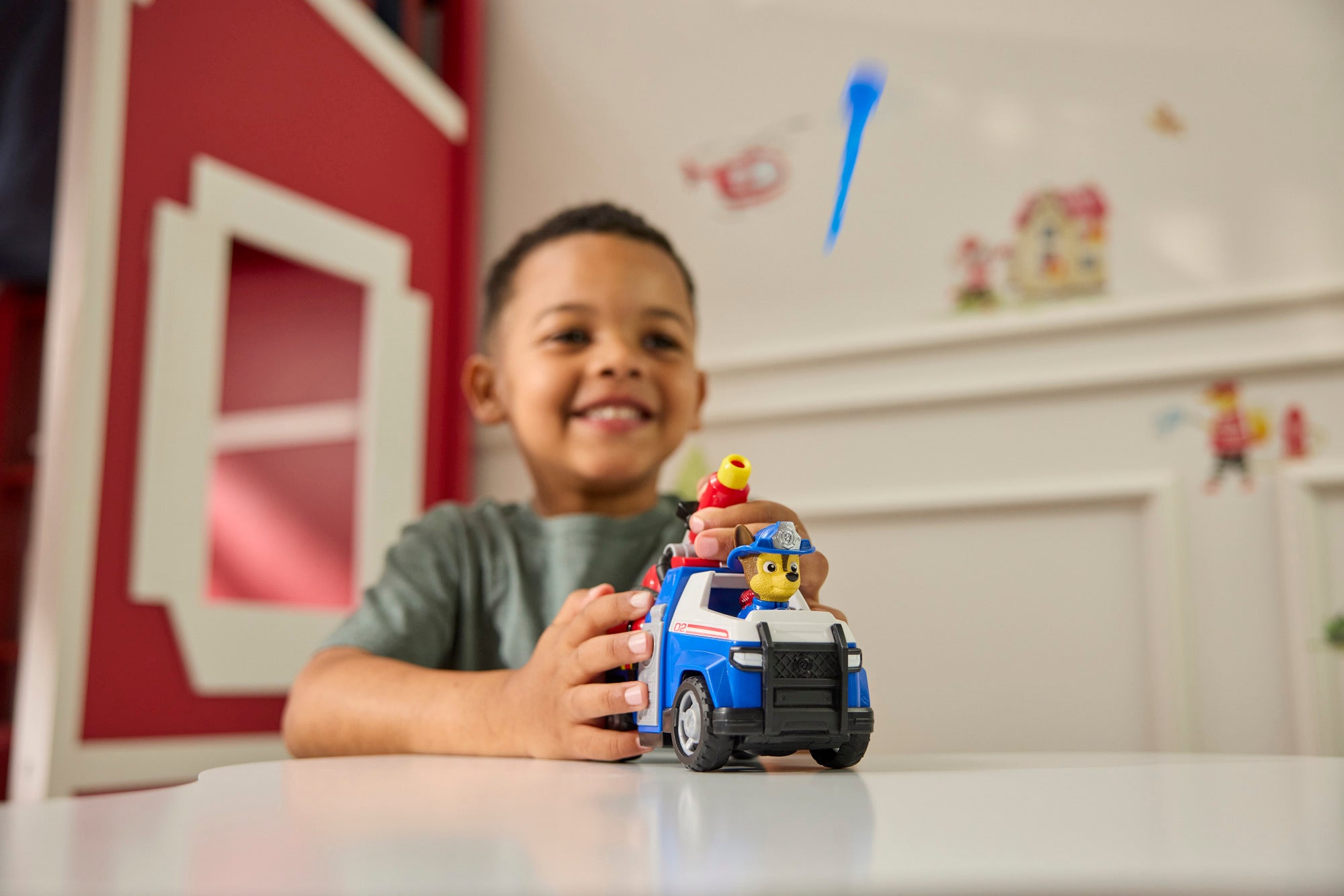 Paw Patrol Fire Rescue Vehicle Chase