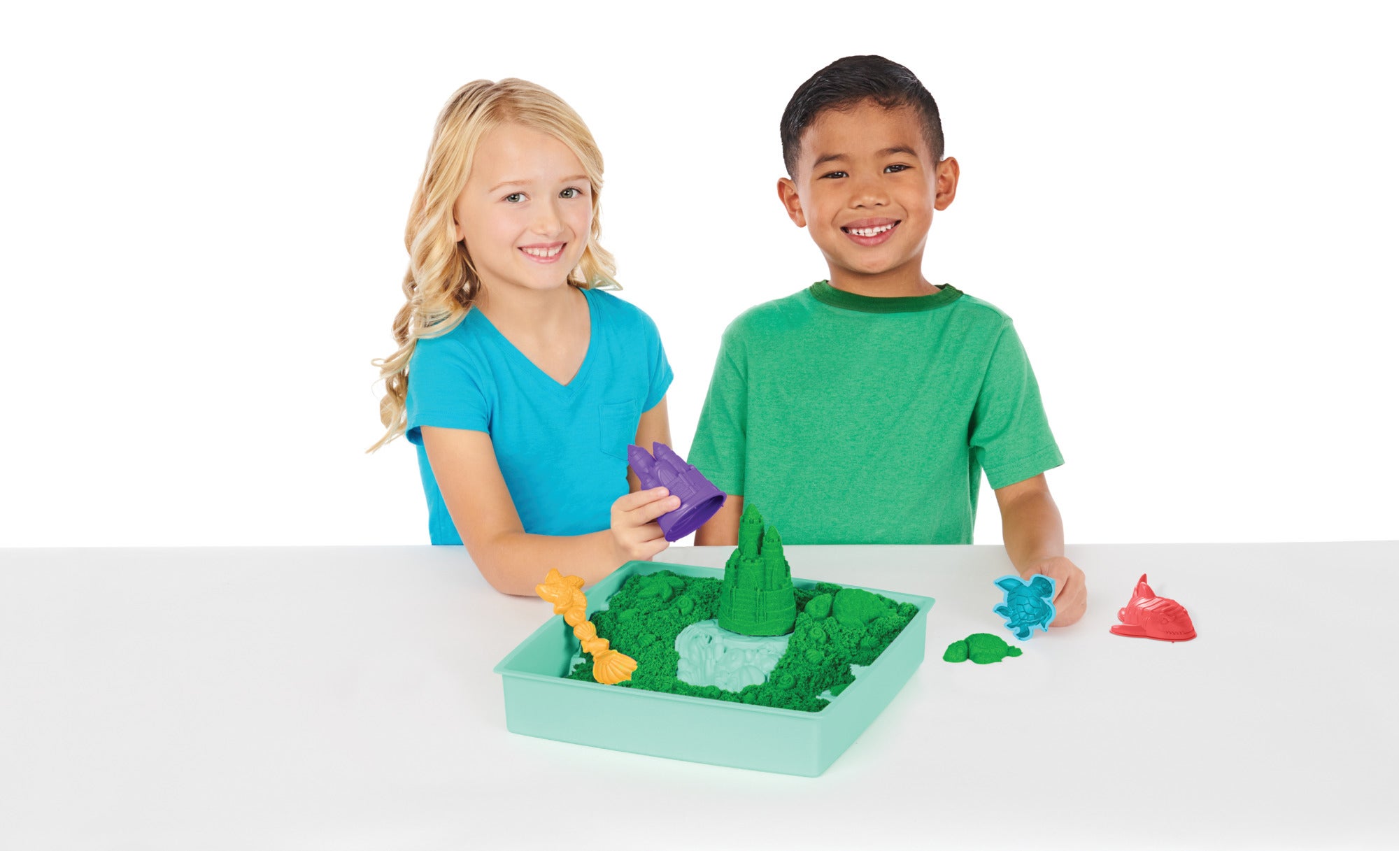 Kinetic Sand Sandbox Set Green