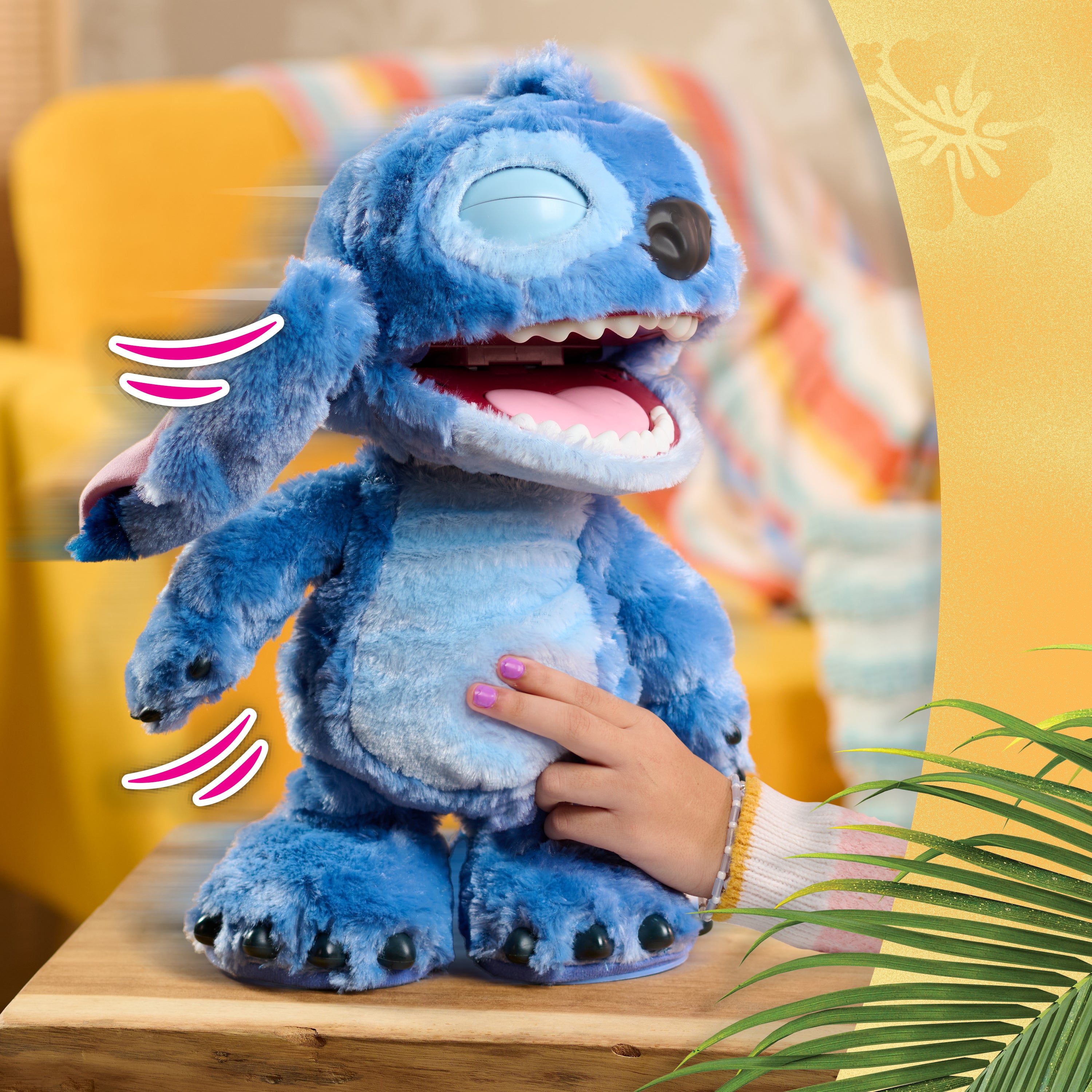 Plysj Disney Stitch Feature 34 cm