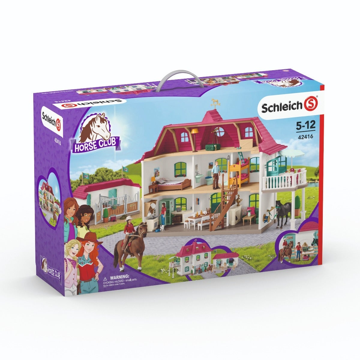 Stor Hestegård med gårdshus og stall