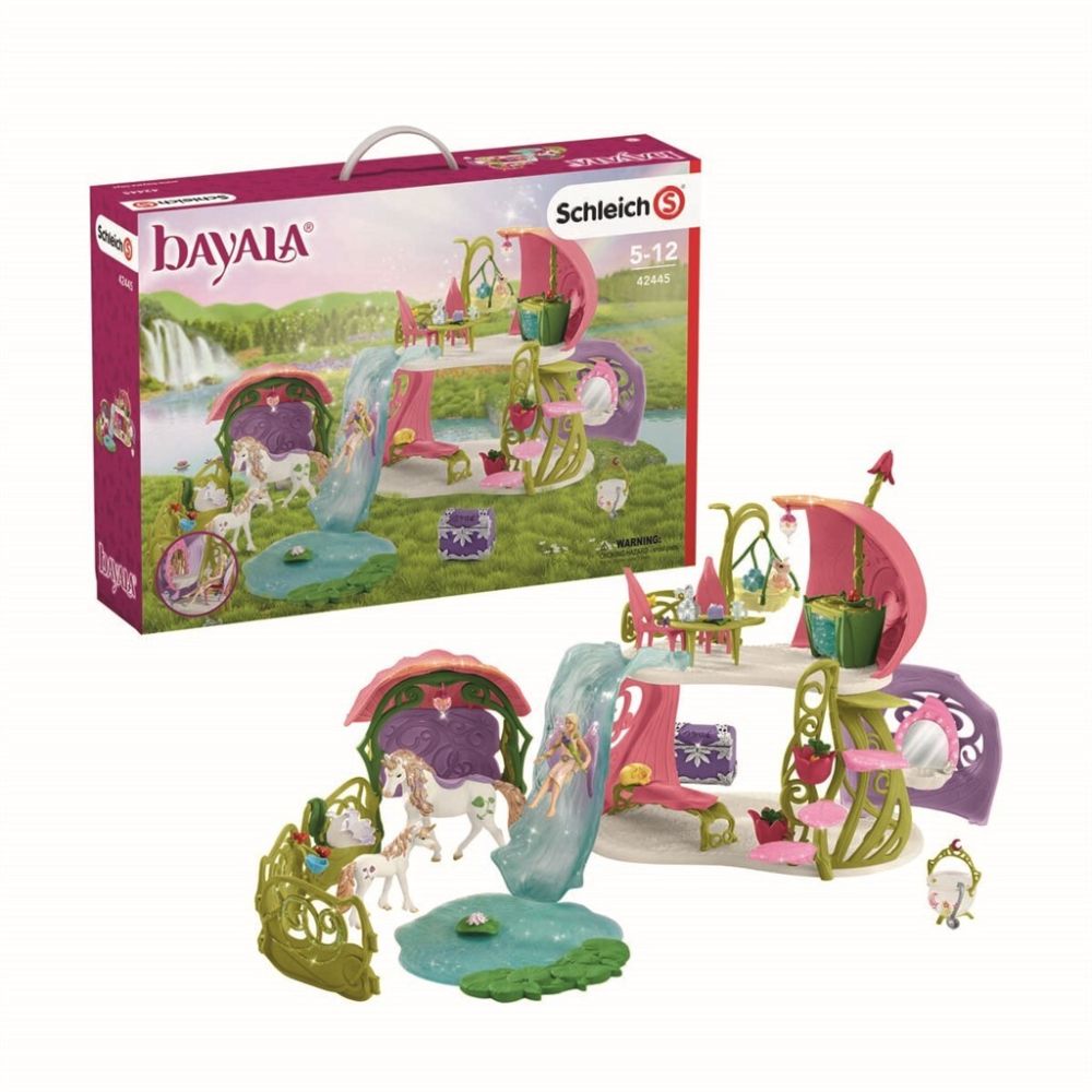 Schleich Glittering flower house w/ stable