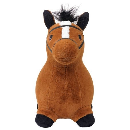 Krea hopp og sprett hest brun plysj