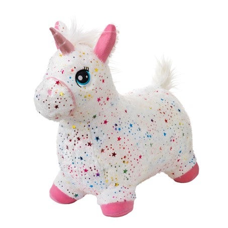 Krea hopp og sprett hest Unicorn plysj