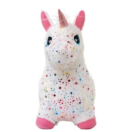 Krea hopp og sprett hest Unicorn plysj