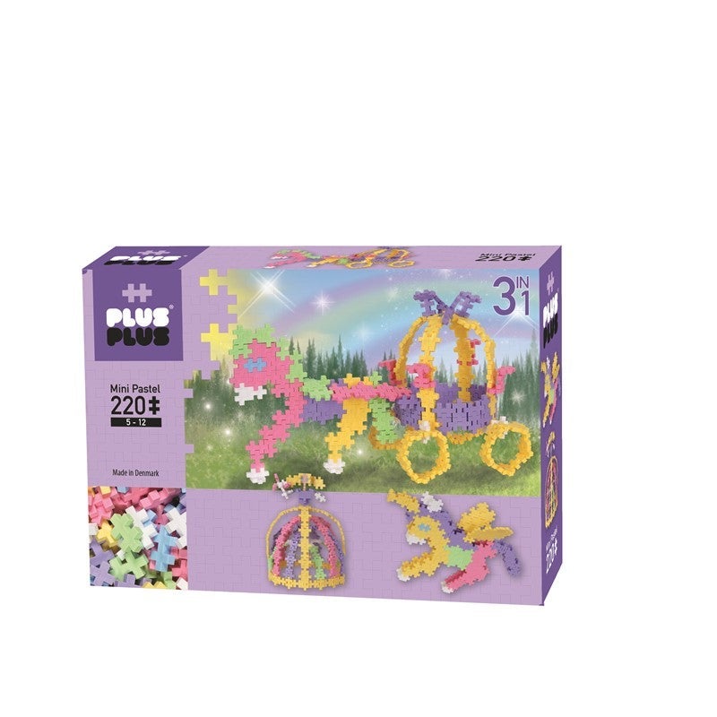 Plus Plus mini pastel 220stk 3in1 fairytale
