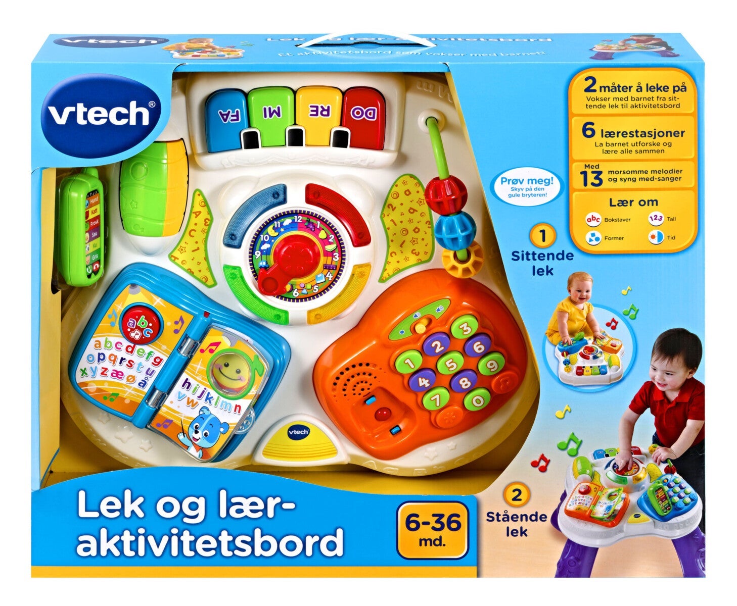 Vtech Baby Lek Lær Aktivitetsbord
