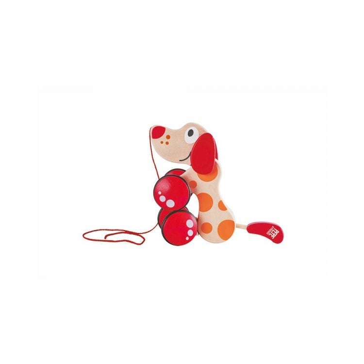 Hape walk-a-long puppy