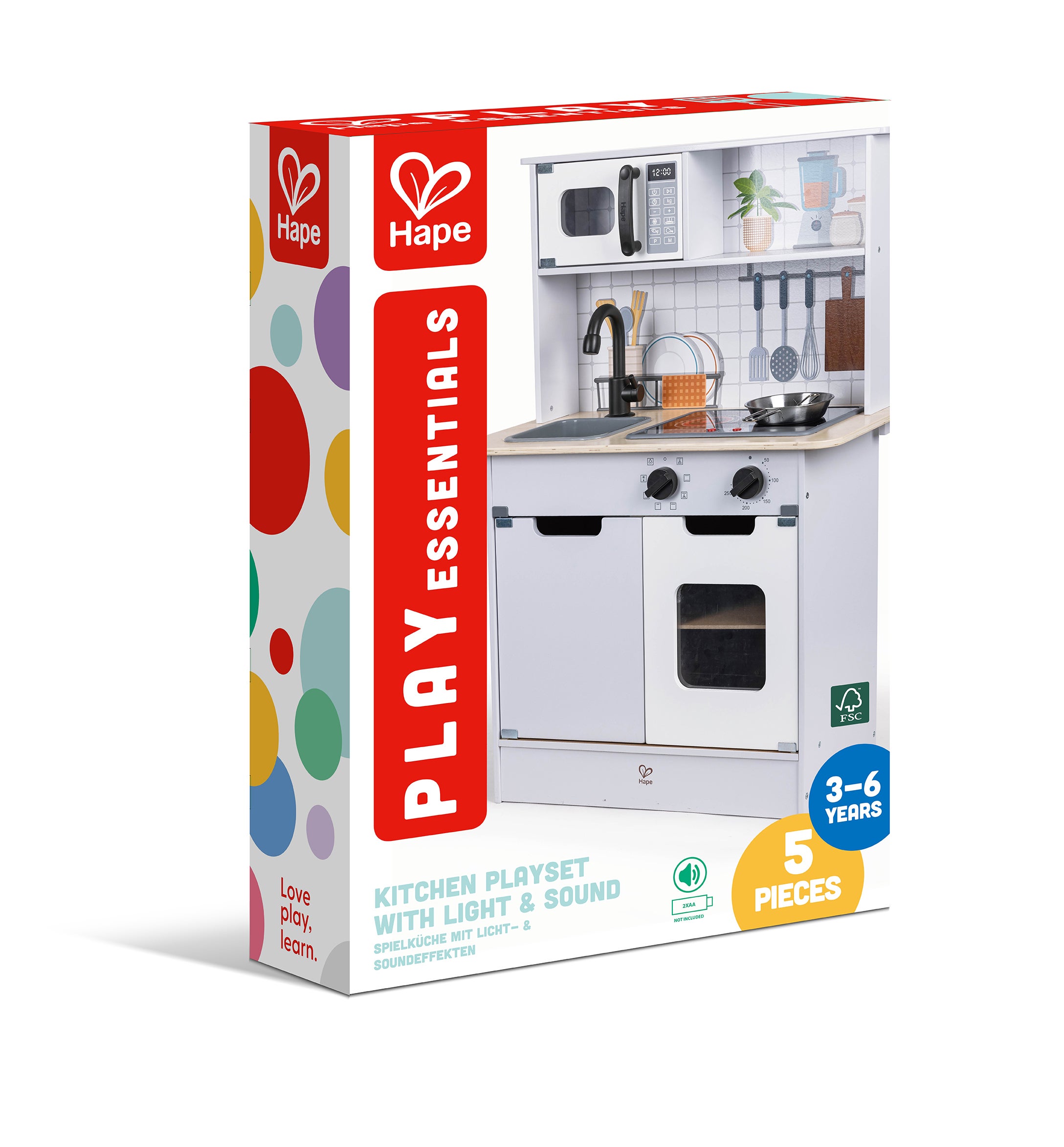 Hape morderne kjøkken m/lys og lyd