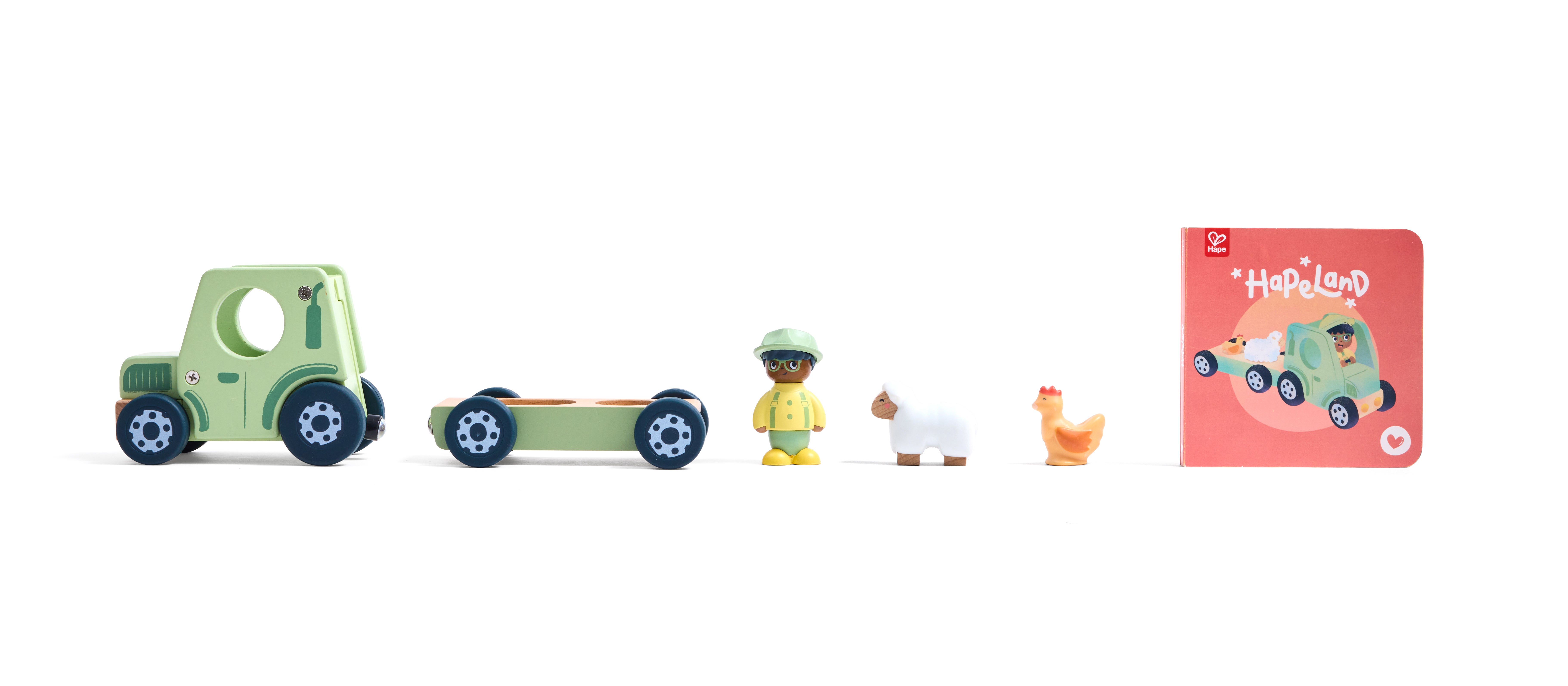 Hape The Rumbling Tractor M Lyd