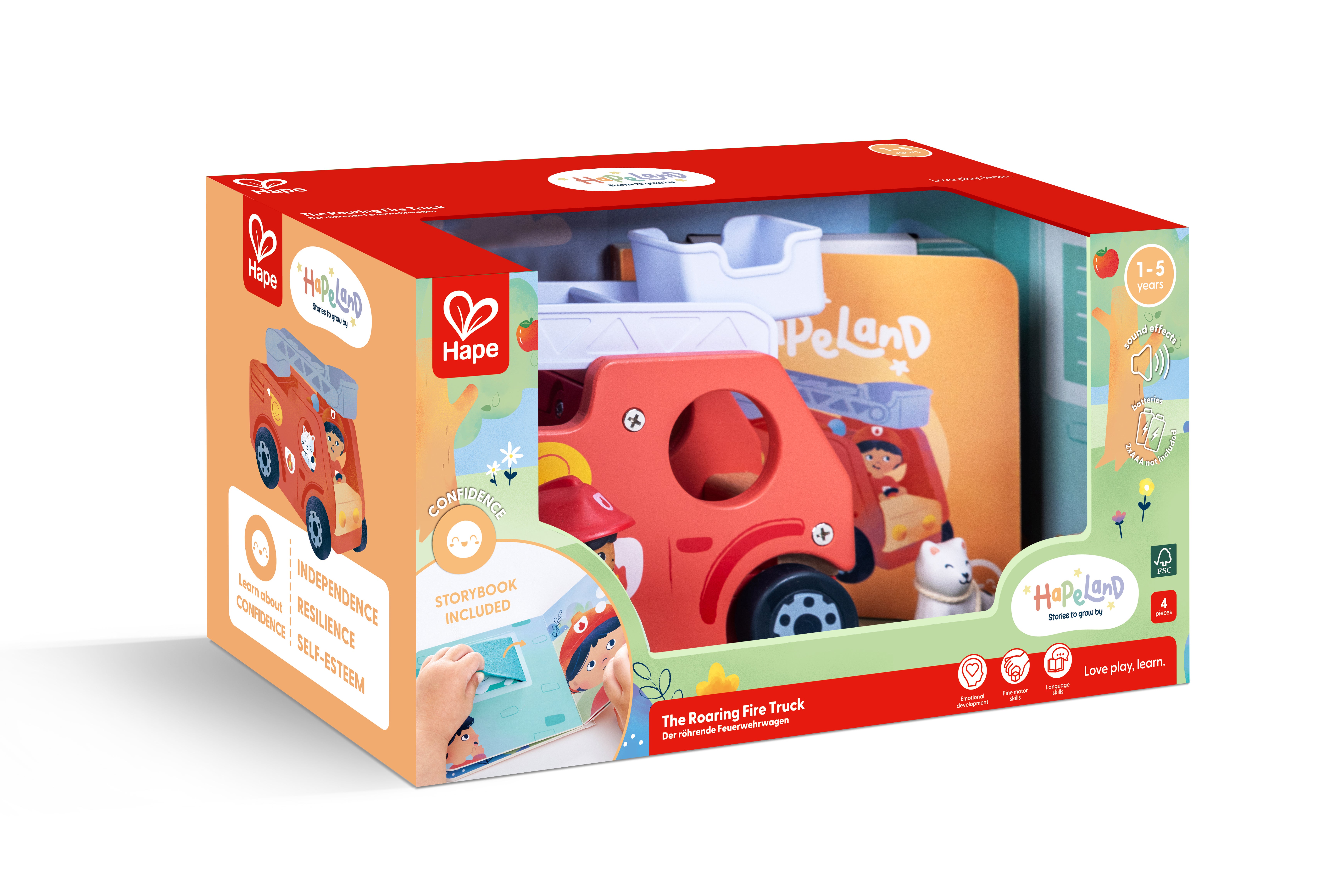 Hape The Roaring Fire Truck M Lyd