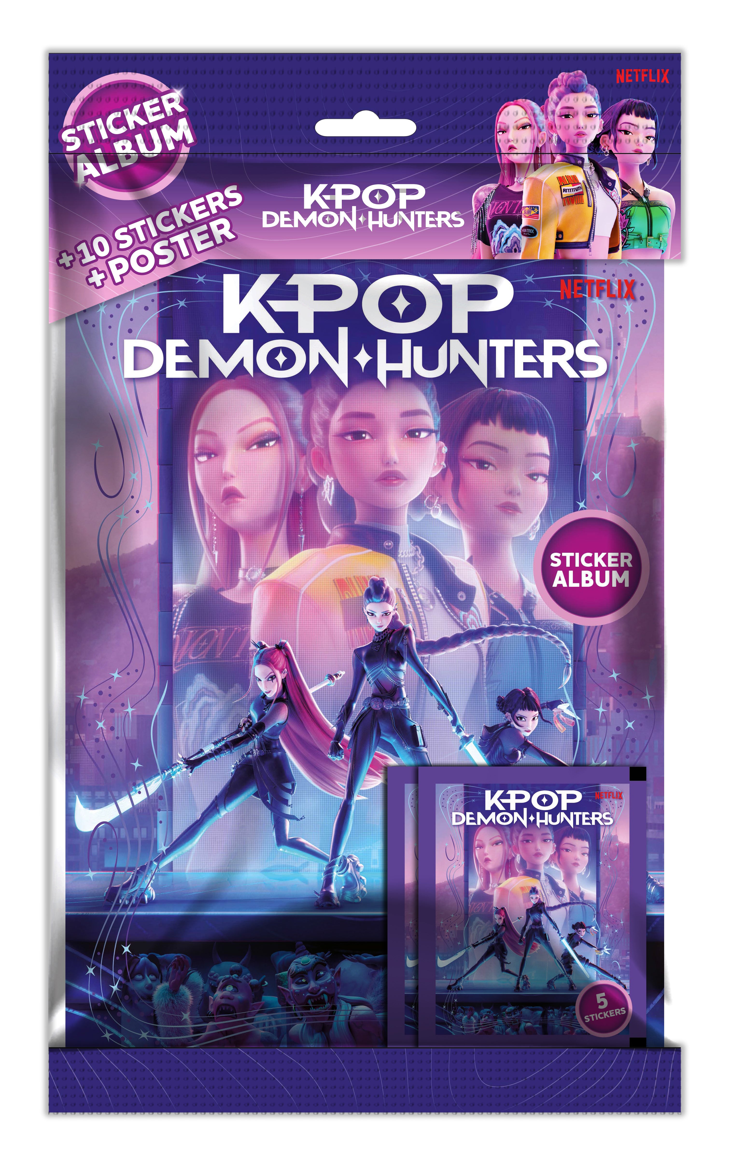 Stickeralbum K-Pop Demon Hunters M 2 Blind Bags