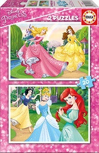 Puslespill 2x20 Disney Princess Educa