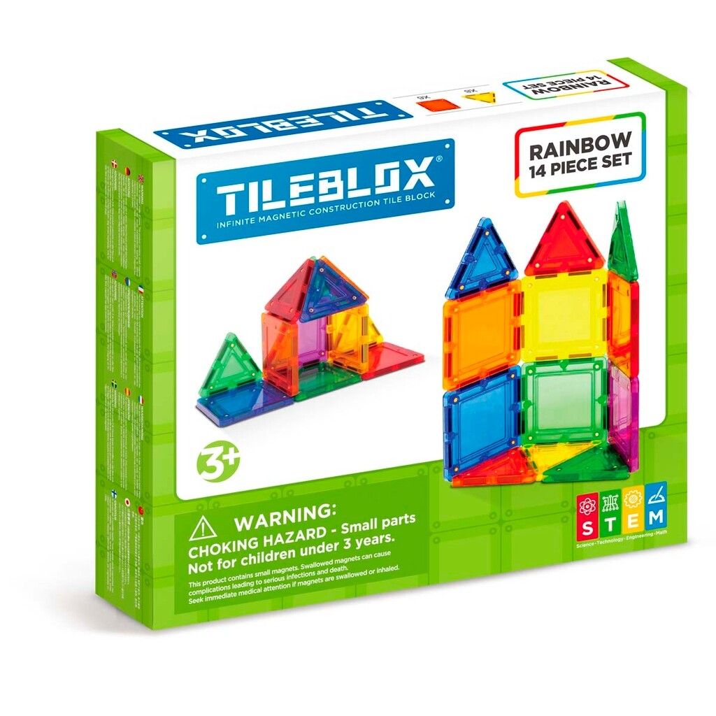 Tileblox Rainbow 14 pcs Set