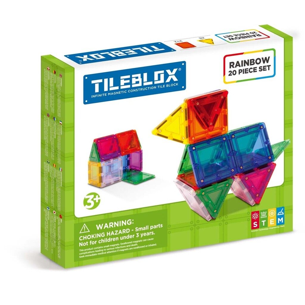 Tileblox Rainbow 20 pcs Set