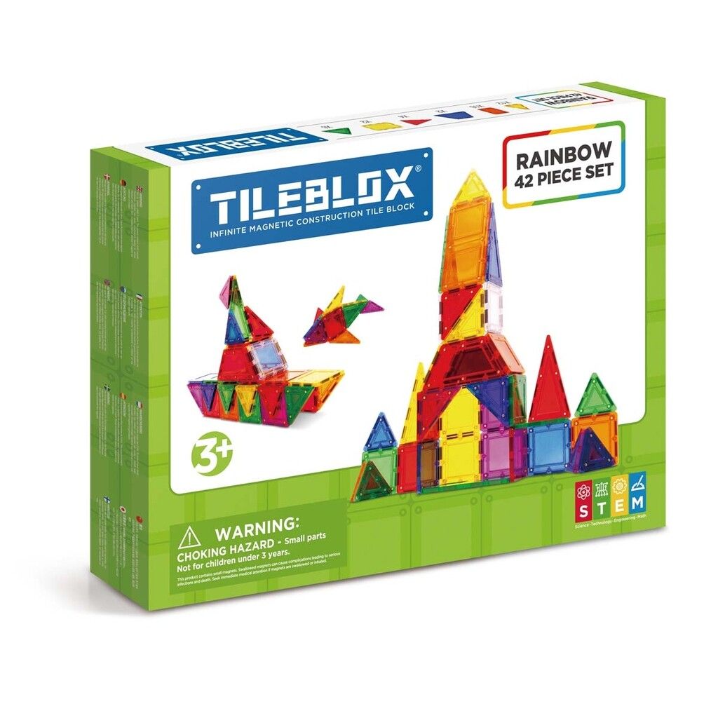 Hobby Tileblox Rainbow 42 Deler Sett