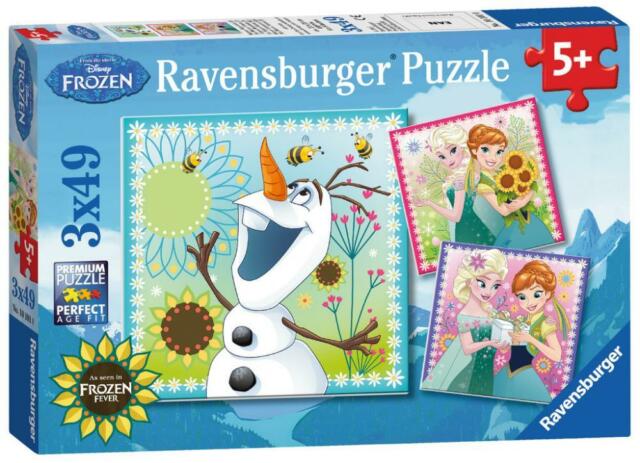 Puslespill 3X49 Disney Frost Feber Ravensburger - Ravensburger