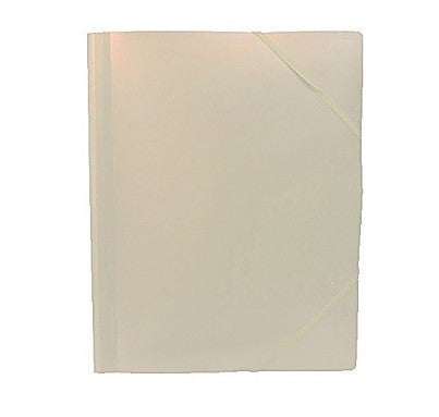 Strikkmappe A4Metallic perlehvit