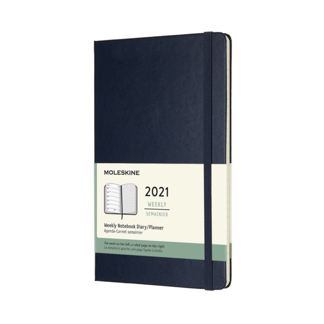 MOLESKINE WKLY NTBK PLANNER 2021 12M HAR