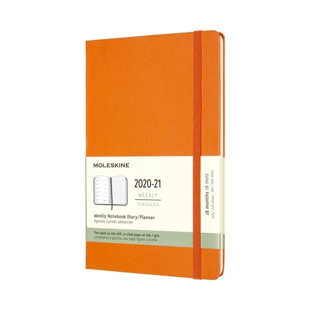 MOLESKINE 18M 20-21 WKLY NTBK PLANNER HA