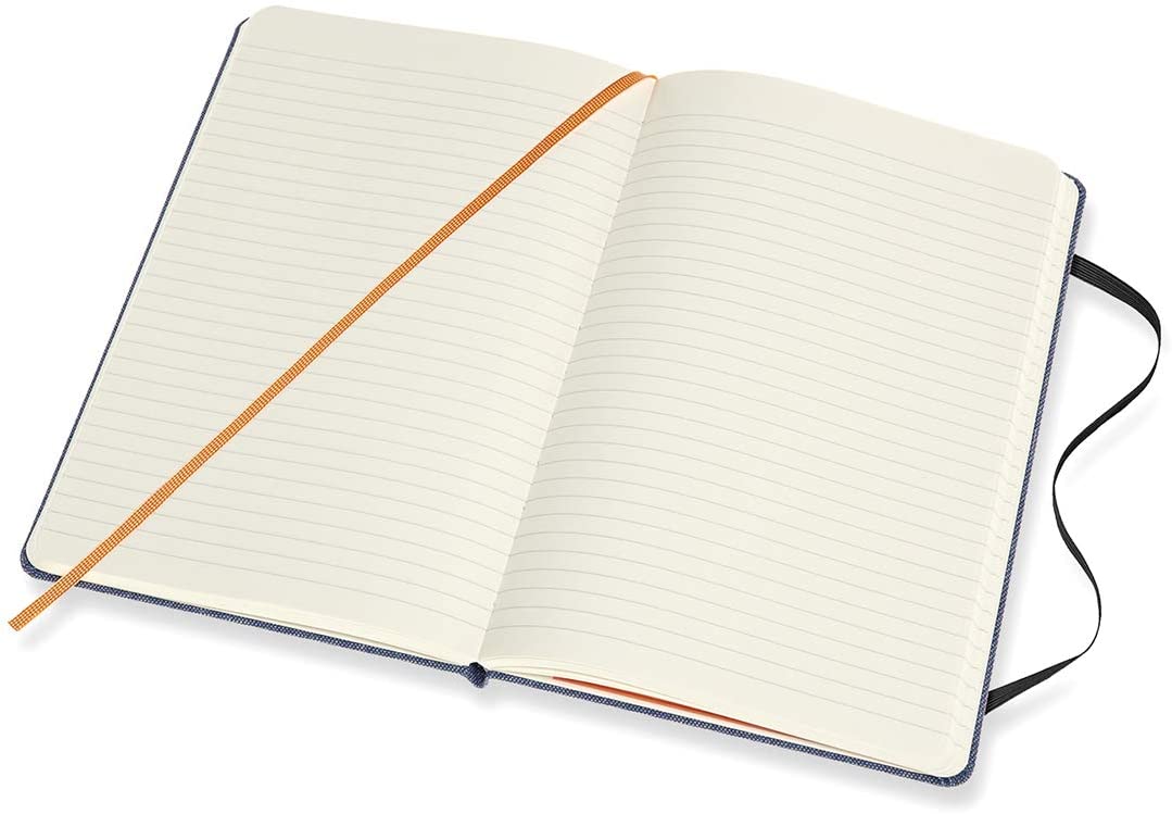 Moleskine Lmt Coll Denim L Rul Antw Blue