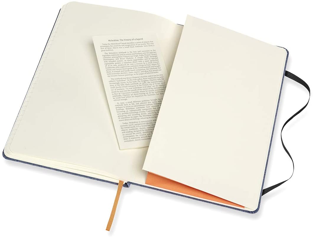 Moleskine Lmt Coll Denim L Rul Antw Blue