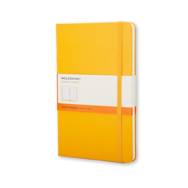 MOLESKINE NOTATBOK LINJERT YELLOW L