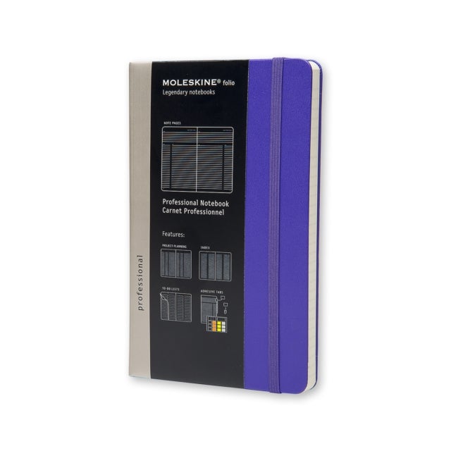MOLESKINE NOTATBOK PROF L BRIL VIOLET