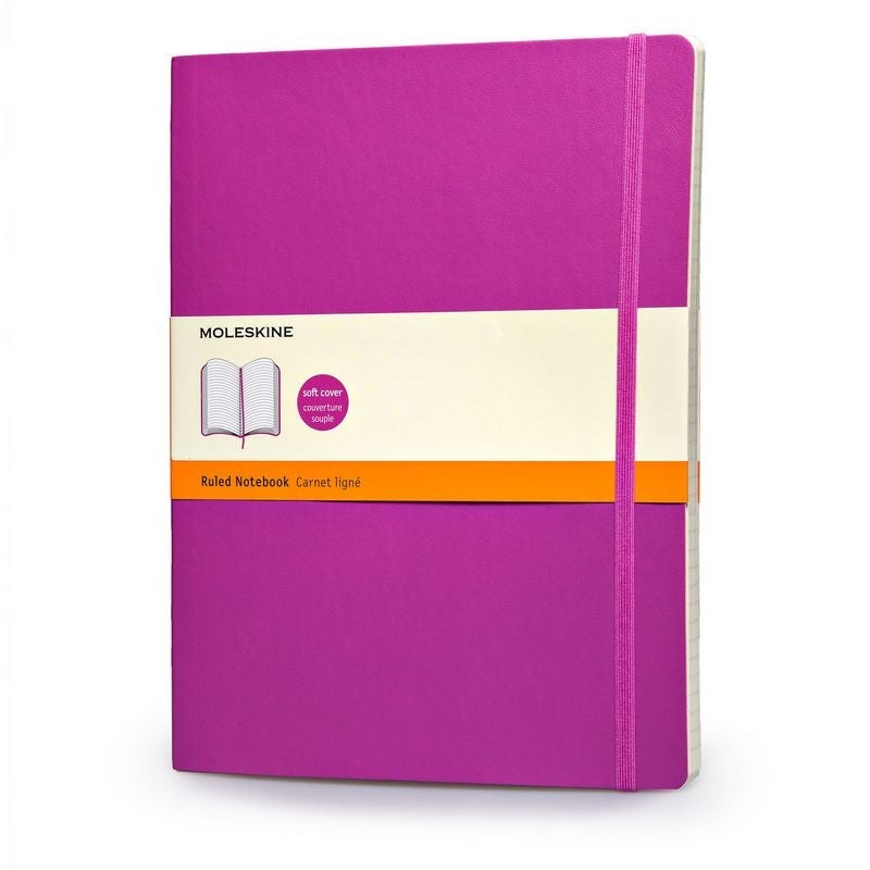 MOLESKINE NOTATBOK MYK LINJERT PURPLE XL